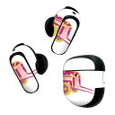 Bose QuietComfort Earbuds II 用 スキンシール ボーズ イヤバッズ2 用 ステッカー 本体3セット ケース1セット 保護 フィルム デコ ひな祭り 和 節句 012861