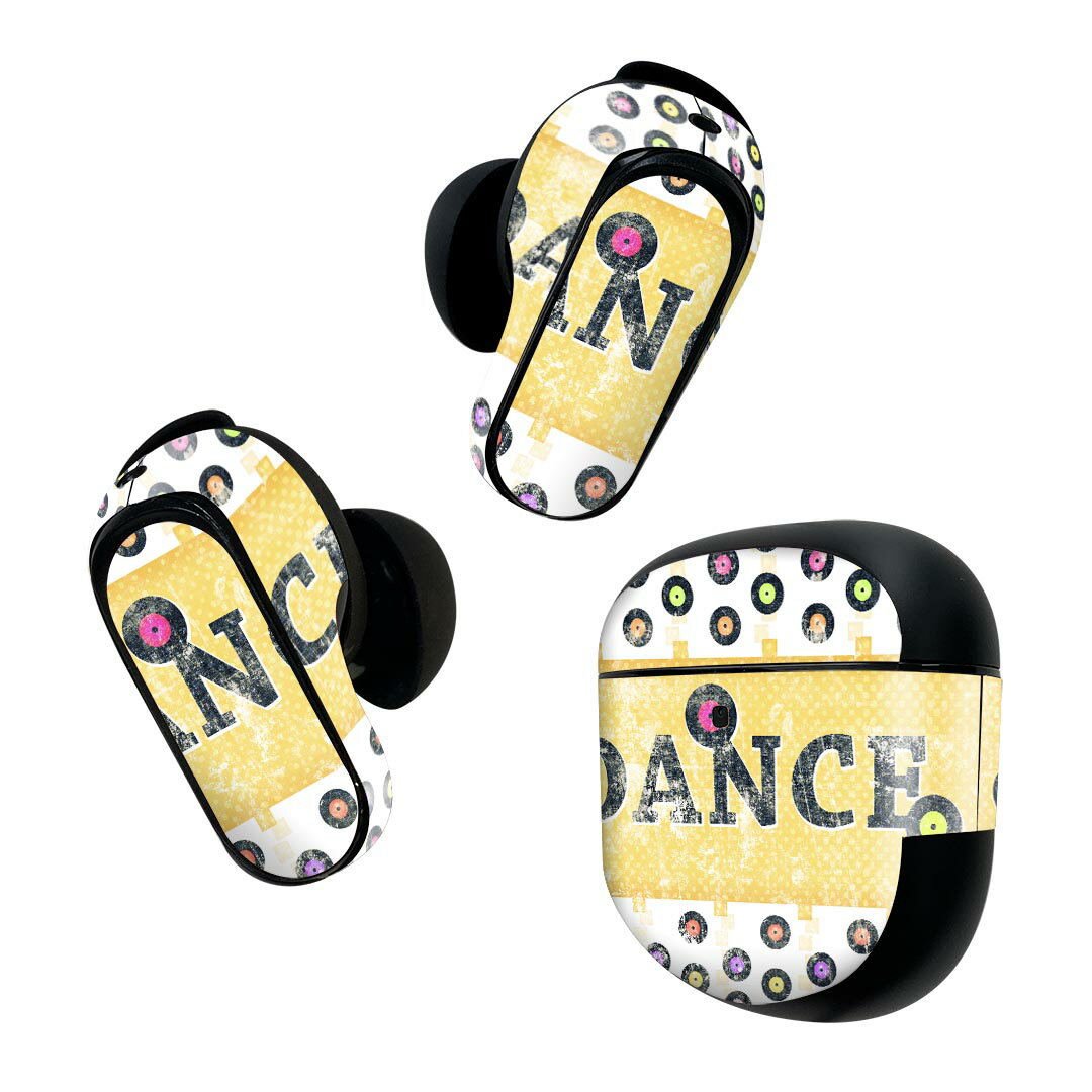 Bose QuietComfort Earbuds II 用 スキンシール ボーズ イヤバッズ2 用　ステッカー　本体3セット ケー..