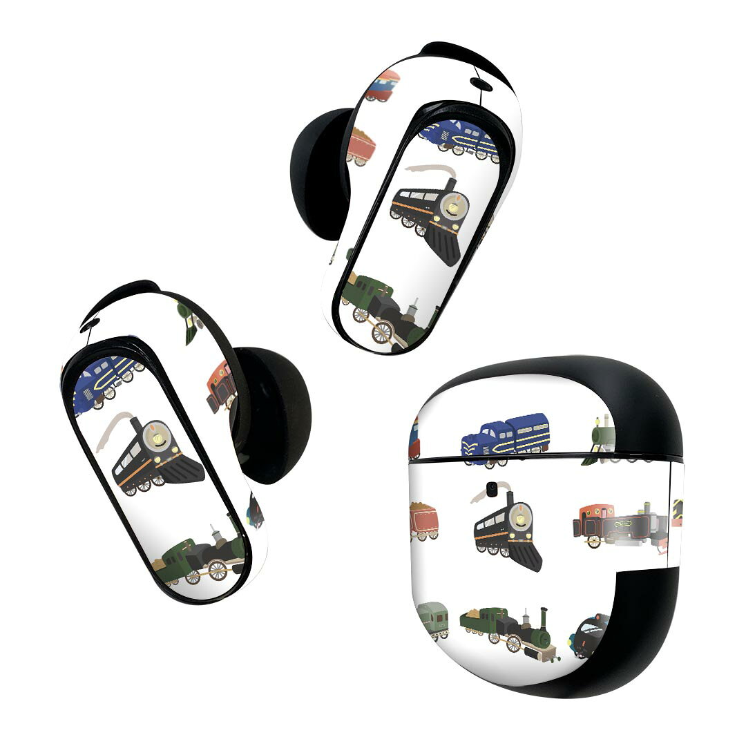 製品名 Bose QuietComfort Earbuds II 専用デザインスキンシール セット内容 Bose QuietComfort Earbuds II 専用シール　イヤホン（左右）3枚、充電ケース用シール 1枚AirPods第3世代専用です。第1?2世代、Proシリーズには対応していません。 商品特徴 再剥離性シートを素材に採用し、細かな位置調整がしやすく貼り直しが容易です。また、エアフリーでもありますので気泡が簡単に逃げるので、キレイに貼ることができます。専用の業務プリンターを使い、商品画像と遜色のない美しい印刷仕上がり。 注意事項 画像はサンプルですので、ご覧の環境によっては多少色味に違いを感じる場合がございます。 イメージと違った、モニターと色味が異なるという理由での交換や返金はご対応出来かねます。スキンシールのみの販売で、機器本体や充電ケース本体は付属しません。シワができた場合、ドライヤーなどで軽く温め、外側に向けてシワを伸ばすように貼ってください。初回貼付時の位置調整や貼り直しは可能ですが、しっかりと押し付けて接着させた後の再剥離、再利用は保証しておりません。また接着部に油分や汚れが付着しますと角の部分は剥がれやすくなりますので、貼付時はあまり触れないようにご注意ください。無地のセミグロスシートにデザインをプリントした商品で、デコなどの加工はございません。 凹凸や光沢があるように見えたり布地や金属を素材にしたように見える商品もありますが、デザインの図版によるものです。印刷時に微妙な画像のズレが生じる場合がございます。ご注文後に1点1点制作する受注生産品の為、不良品以外のご返品や交換は固くお断りします。 商品発送 完全受注生産のハンドメイド商品となりますので、既製品と比べて発送までお時間を頂いています。 基本的に決済確認後2~3営業日、最大で10営業日での発送となります。繁忙期や休業日明けの場合はさらに時間がかかる場合があります。 その際には別途メールにてご連絡致します。メール便の場合、発送日から到着までに2?4日ほどかかる場合が多く、紛失などの保障もご対応できかねます。あらかじめご了承下さい。