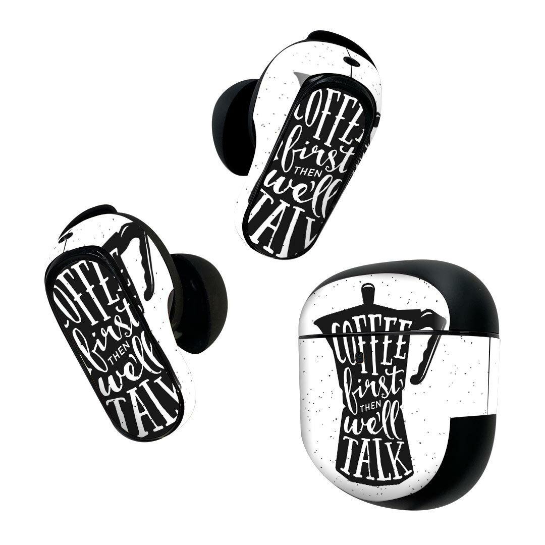 Bose QuietComfort Earbuds II 用 スキンシール ボーズ イヤバッズ2 用　ステッカー　本体3セット ケー..