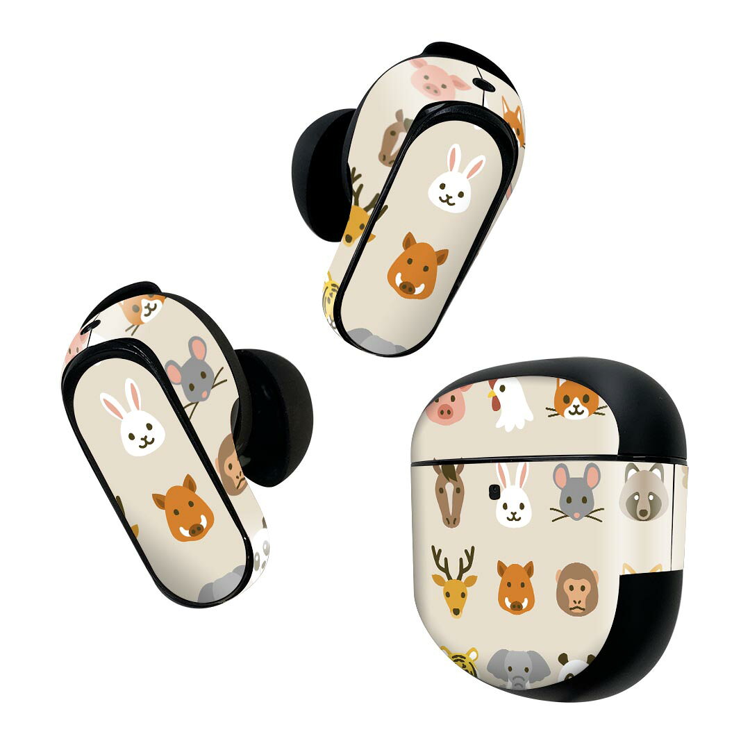 Bose QuietComfort Earbuds II 用 スキンシール ボーズ イヤバッズ2 用　ステッカ...