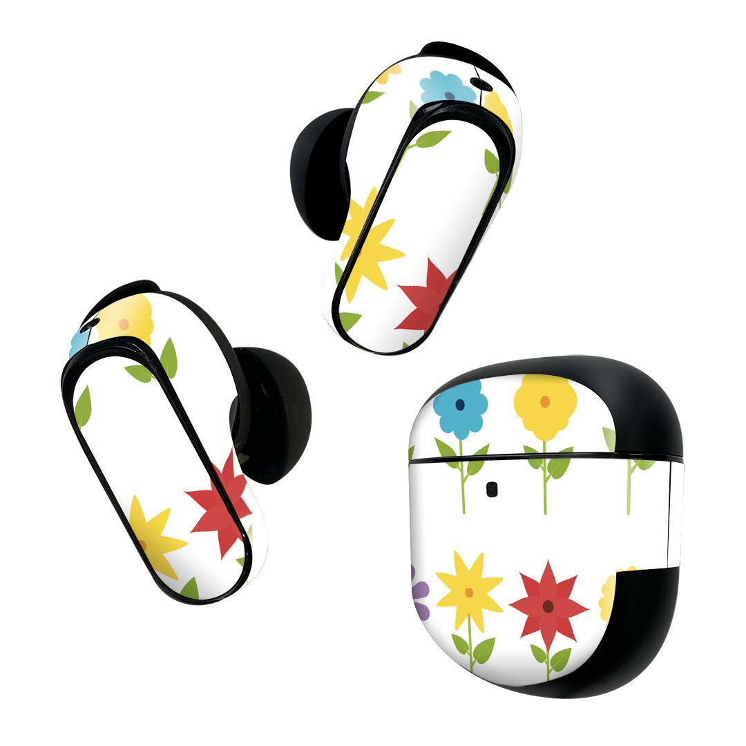 Bose QuietComfort Earbuds II 用 スキンシール ボーズ イヤバッズ2 用　ステッカ...