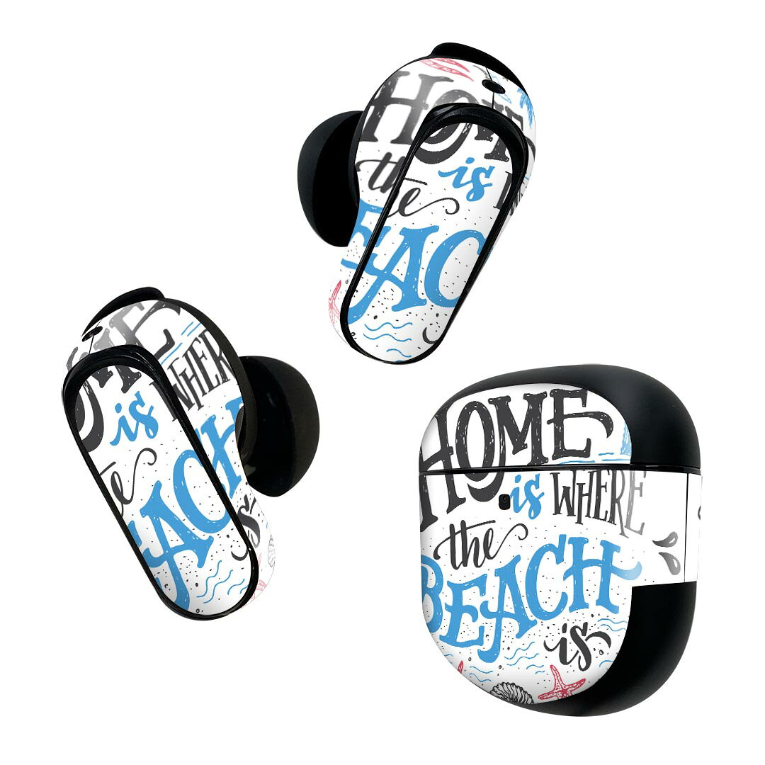 製品名 Bose QuietComfort Earbuds II 専用デザインスキンシール セット内容 Bose QuietComfort Earbuds II 専用シール　イヤホン（左右）3枚、充電ケース用シール 1枚AirPods第3世代専用です。第1?2世代、Proシリーズには対応していません。 商品特徴 再剥離性シートを素材に採用し、細かな位置調整がしやすく貼り直しが容易です。また、エアフリーでもありますので気泡が簡単に逃げるので、キレイに貼ることができます。専用の業務プリンターを使い、商品画像と遜色のない美しい印刷仕上がり。 注意事項 画像はサンプルですので、ご覧の環境によっては多少色味に違いを感じる場合がございます。 イメージと違った、モニターと色味が異なるという理由での交換や返金はご対応出来かねます。スキンシールのみの販売で、機器本体や充電ケース本体は付属しません。シワができた場合、ドライヤーなどで軽く温め、外側に向けてシワを伸ばすように貼ってください。初回貼付時の位置調整や貼り直しは可能ですが、しっかりと押し付けて接着させた後の再剥離、再利用は保証しておりません。また接着部に油分や汚れが付着しますと角の部分は剥がれやすくなりますので、貼付時はあまり触れないようにご注意ください。無地のセミグロスシートにデザインをプリントした商品で、デコなどの加工はございません。 凹凸や光沢があるように見えたり布地や金属を素材にしたように見える商品もありますが、デザインの図版によるものです。印刷時に微妙な画像のズレが生じる場合がございます。ご注文後に1点1点制作する受注生産品の為、不良品以外のご返品や交換は固くお断りします。 商品発送 完全受注生産のハンドメイド商品となりますので、既製品と比べて発送までお時間を頂いています。 基本的に決済確認後2~3営業日、最大で10営業日での発送となります。繁忙期や休業日明けの場合はさらに時間がかかる場合があります。 その際には別途メールにてご連絡致します。メール便の場合、発送日から到着までに2?4日ほどかかる場合が多く、紛失などの保障もご対応できかねます。あらかじめご了承下さい。