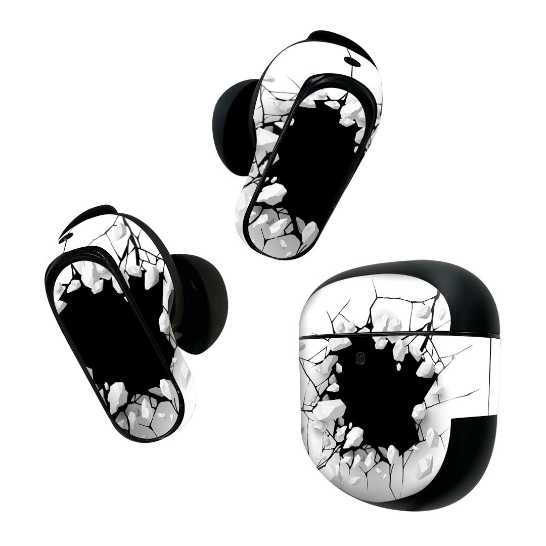 Bose QuietComfort Earbuds II 用 スキンシール ボーズ イヤバッズ2 用　ステッカ...