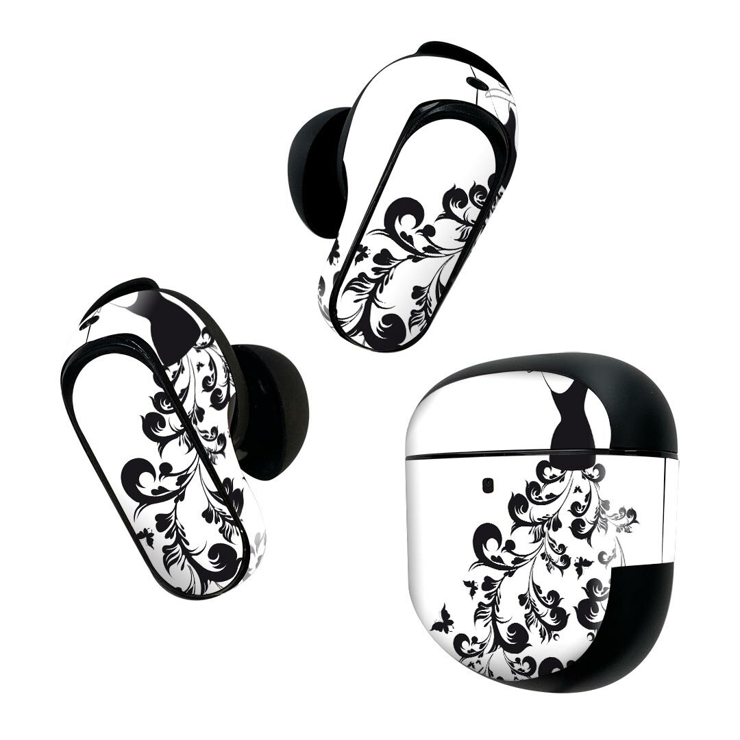 Bose QuietComfort Earbuds II 用 スキンシール ボーズ イヤバッズ2 用　ステッカ...