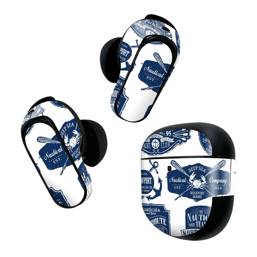 Bose QuietComfort Earbuds II 用 スキンシール ボーズ イヤバッズ2 用　ステッカ...