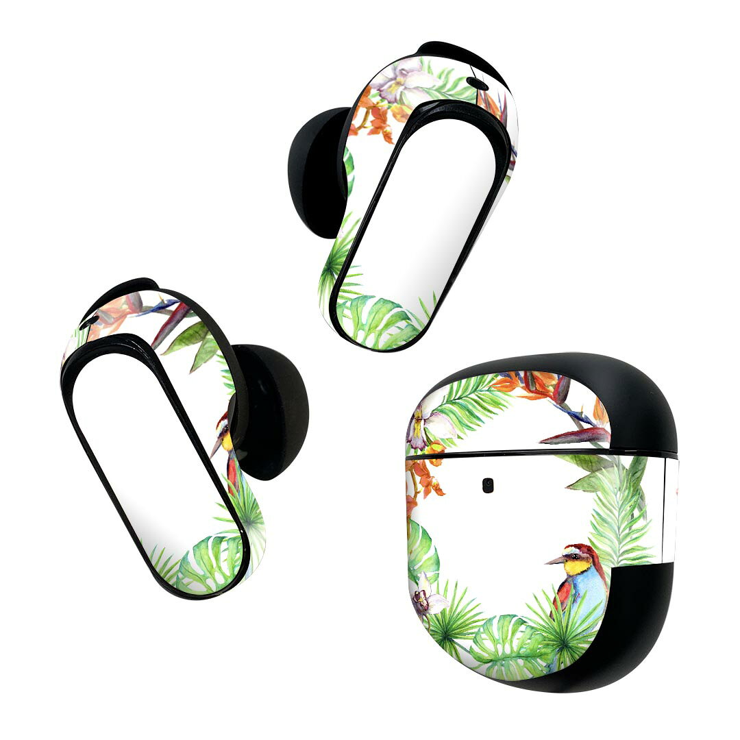 Bose QuietComfort Earbuds II 用 スキンシール ボーズ イヤバッズ2 用　ステッカ...