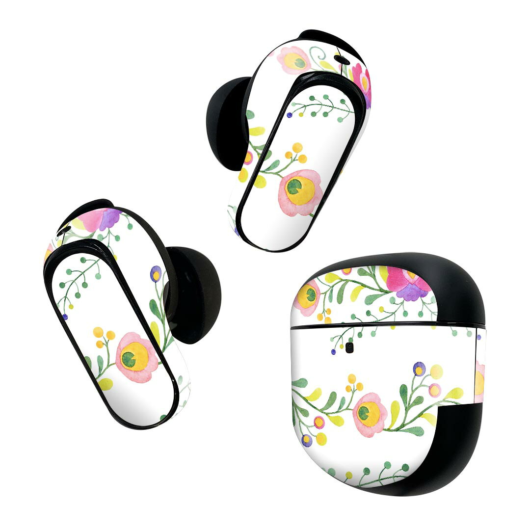 Bose QuietComfort Earbuds II 用 スキンシール ボーズ イヤバッズ2 用　ステッカ...