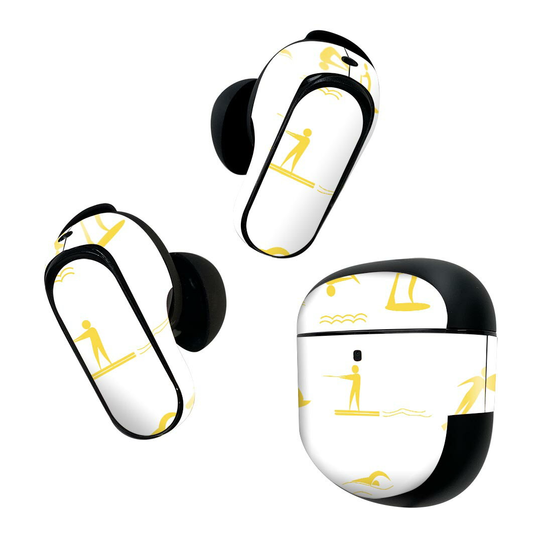 Bose QuietComfort Earbuds II 用 スキンシール ボーズ イヤバッズ2 用　ステッカ...