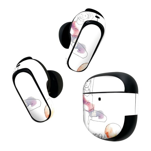 Bose QuietComfort Earbuds II 用 スキンシール ボーズ イヤバッズ2 用 ステッカー 本体3セット ケース1セット 保護 フィルム デコ ヨガ スポーツ 014284 Bose QuietComfort Earbuds II 用 スキンシール ボーズ イヤバッズ2 用 ステッカー 本体3セット ケース1セット 保護 フィルム デコ ヨガ スポーツ 014284