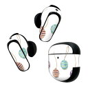 Bose QuietComfort Earbuds II 用 スキンシール ボーズ イヤバッズ2 用 ステッカー 本体3セット ケース1セット 保護 フィルム デコ 水風船 祭り 夏 014286(2)
