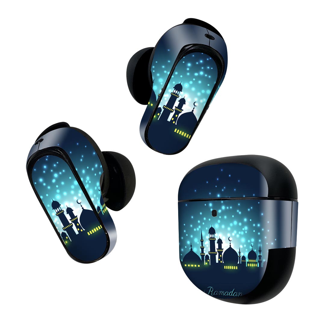 Bose QuietComfort Earbuds II 用 スキンシール ボーズ イヤバッズ2 用　ステッカ...