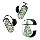 Bose QuietComfort Earbuds II 用 スキンシール ボーズ イヤバッズ2 用 ステッカー 本体3セット ケース1セット 保護 フィルム デコ クリスマス ツリー 014425