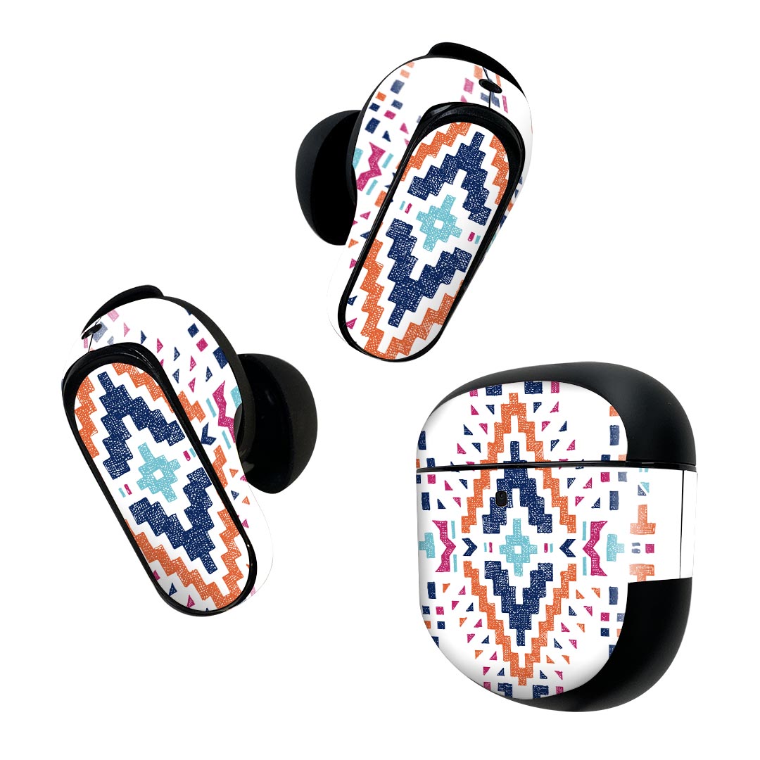 Bose QuietComfort Earbuds II 用 スキンシール ボーズ イヤバッズ2 用　ステッカ...