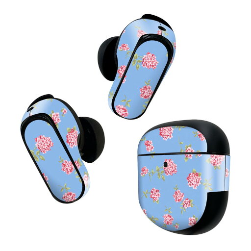 Bose QuietComfort Earbuds II 用 スキンシール ボーズ イヤバッズ2 用 ステッカー 本体3セット ケース1セット 保護 フィルム デコ 花 014637 Bose QuietComfort Earbuds II 用 スキンシール ボーズ イヤバッズ2 用 ステッカー 本体3セット ケース1セット 保護 フィルム デコ 花 014637