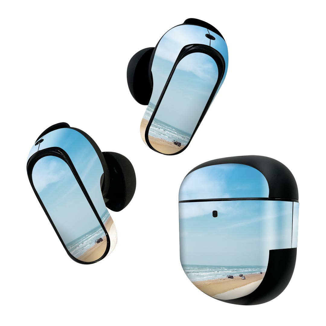 製品名 Bose QuietComfort Earbuds II 専用デザインスキンシール セット内容 Bose QuietComfort Earbuds II 専用シール　イヤホン（左右）3枚、充電ケース用シール 1枚AirPods第3世...