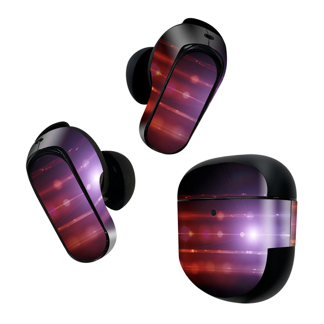 Bose QuietComfort Earbuds II 用 スキンシール ボーズ イヤバッズ2 用　ステッカ...