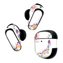 Bose QuietComfort Earbuds II 用 スキンシール ボーズ イヤバッズ2 用 ステッカー 本体3セット ケース1セット 保護 フィルム デコ 日本地図 日本語 夏 季節 015427(2)