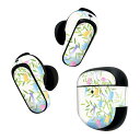 Bose QuietComfort Earbuds II 用 スキンシール ボーズ イヤバッズ2 用 ステッカー 本体3セット ケース1セット 保護 フィルム デコ 笹 七夕 水玉 015455