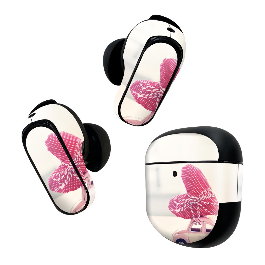 Bose QuietComfort Earbuds II 用 スキンシール ボーズ イヤバッズ2 用　ステッカー　本体3セット ケー..