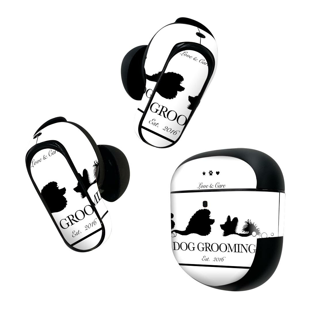 Bose QuietComfort Earbuds II 用 スキンシール ボーズ イヤバッズ2 用　ステッカー　本体3セット ケー..