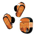 Bose QuietComfort Earbuds II 用 スキンシール ボーズ イヤバッズ2 用 ステッカー 本体3セット ケース1セット 保護 フィルム デコ ハロウィン かぼちゃ おばけ 015658