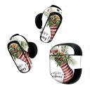 Bose QuietComfort Earbuds II 用 スキンシール ボーズ イヤバッズ2 用 ステッカー 本体3セット ケース1セット 保護 フィルム デコ クリスマス 靴下 飾り 015876