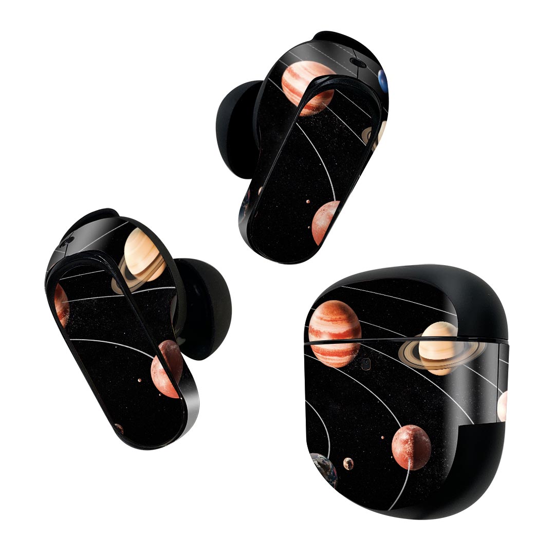 Bose QuietComfort Earbuds II 用 スキンシール ボーズ イヤバッズ2 用　ステッカ...