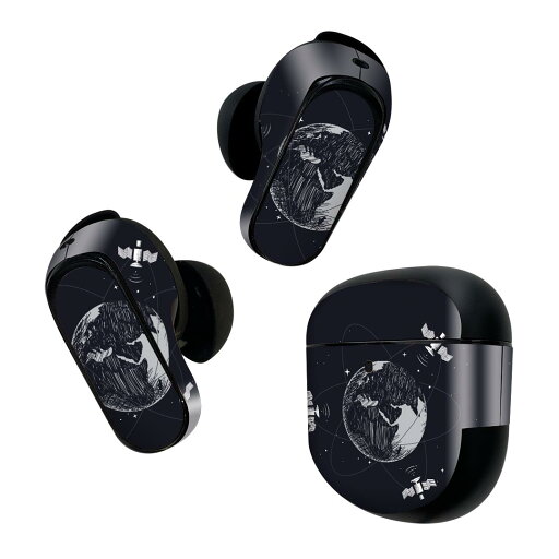 Bose QuietComfort Earbuds II 用 スキンシール ボーズ イヤバッズ2 用 ステッカー 本体3セット ケース1セット 保護 フィルム デコ 宇宙 地球 星 016024 Bose QuietComfort Earbuds II 用 スキンシール ボーズ イヤバッズ2 用 ステッカー 本体3セット ケース1セット 保護 フィルム デコ 宇宙 地球 星 016024