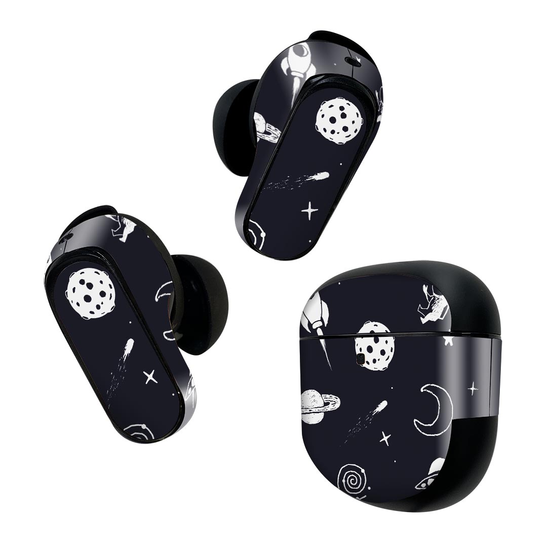 Bose QuietComfort Earbuds II 用 スキンシール ボーズ イヤバッズ2 用　ステッカ...
