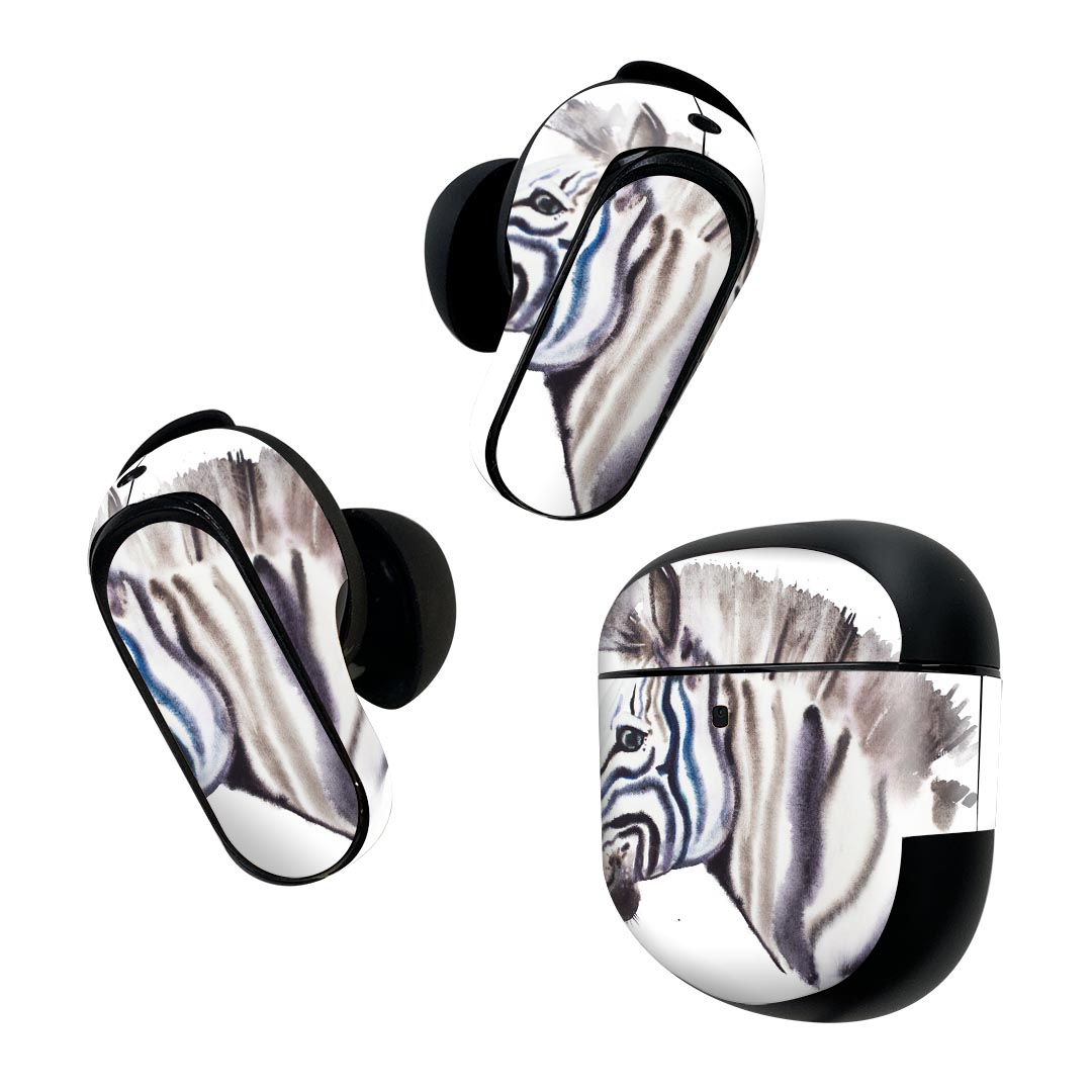 Bose QuietComfort Earbuds II 用 スキンシール ボーズ イヤバッズ2 用　ステッカ...