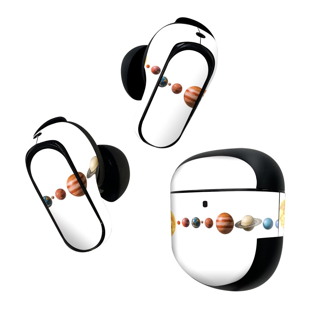 Bose QuietComfort Earbuds II 用 スキンシール ボーズ イヤバッズ2 用　ステッカ...