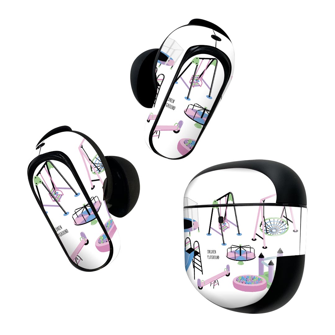 Bose QuietComfort Earbuds II 用 スキンシール ボーズ イヤバッズ2 用　ステッカ...