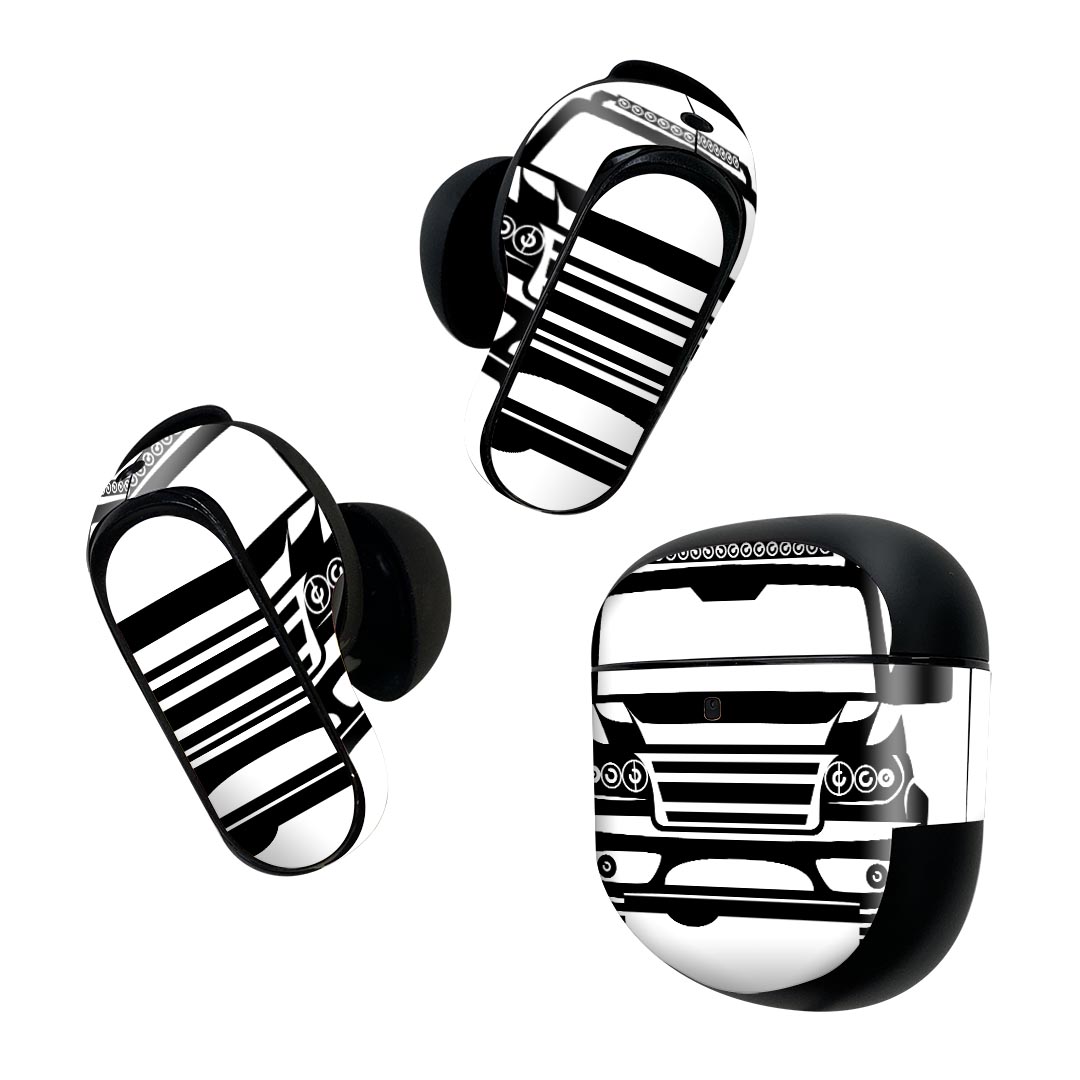 Bose QuietComfort Earbuds II 用 スキンシール ボーズ イヤバッズ2 用　ステッカー　本体3セット ケー..