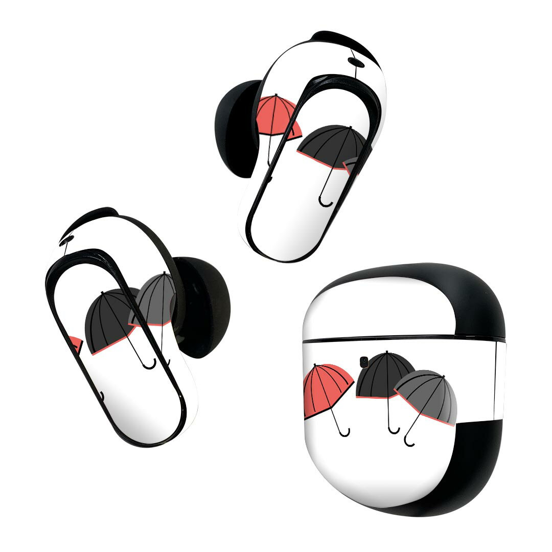 Bose QuietComfort Earbuds II 用 スキンシール ボーズ イヤバッズ2 用　ステッカー　本体3セット ケー..