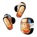 Bose QuietComfort Earbuds II 用 スキンシール ボーズ イヤバッズ2 用 ステッカー 本体3セット ケース1セット 保護 フィルム デコ 水着 女の人 夏 016399