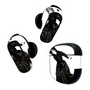 Bose QuietComfort Earbuds II 用 スキンシール ボーズ イヤバッズ2 用 ステッカー 本体3セット ケース1セット 保護 フィルム デコ ハロウィン ホラー リアル 女の人 ナイフ 017481