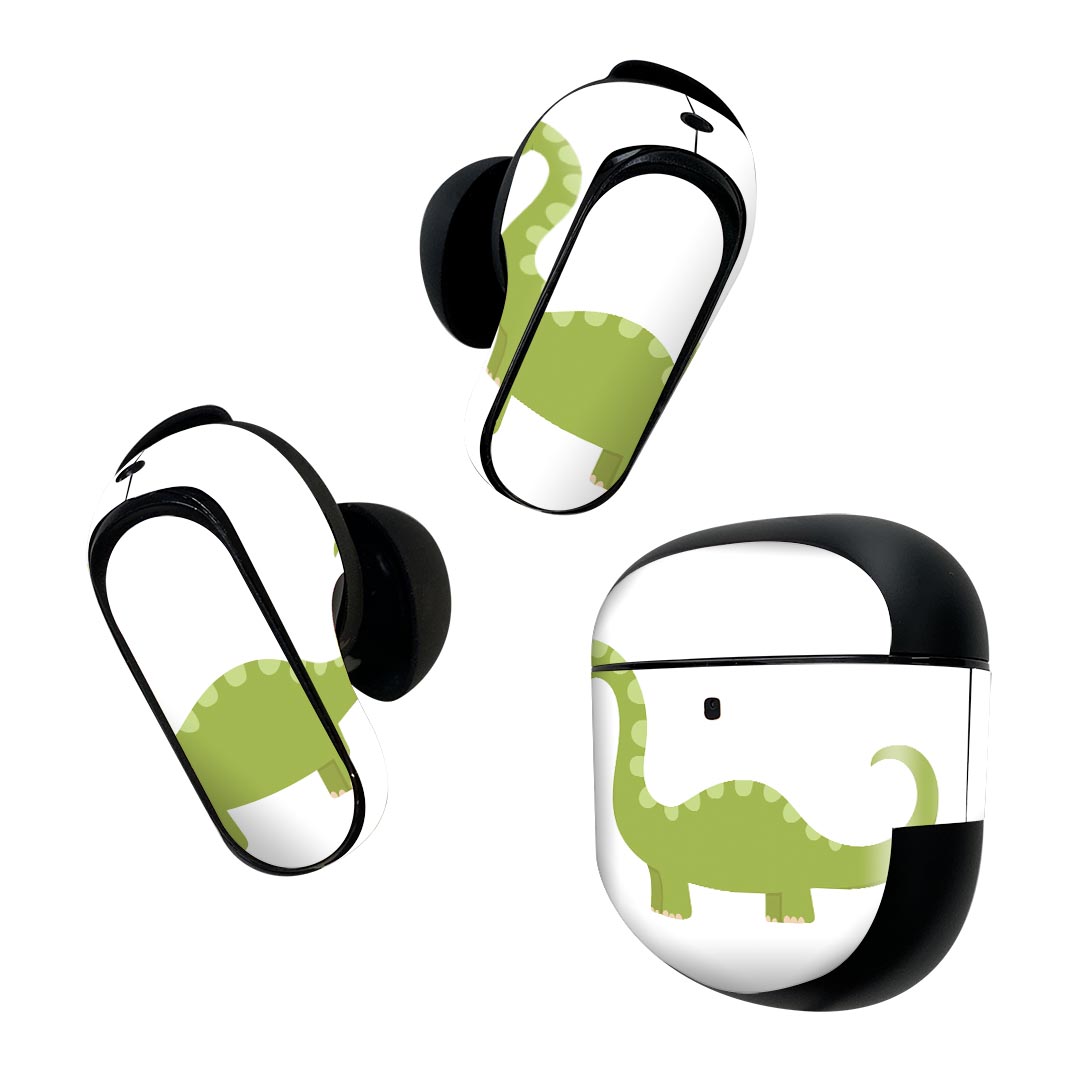 Consumable Goods, Various Parts - Bose QuietComfort Earbuds II 用 スキンシール ボーズ イヤバッズ2 用　ステッカー　本体3セット ケース1セット 保護 フィルム デコ Dinosaurs　恐竜 Dinosaurs　恐竜 017743