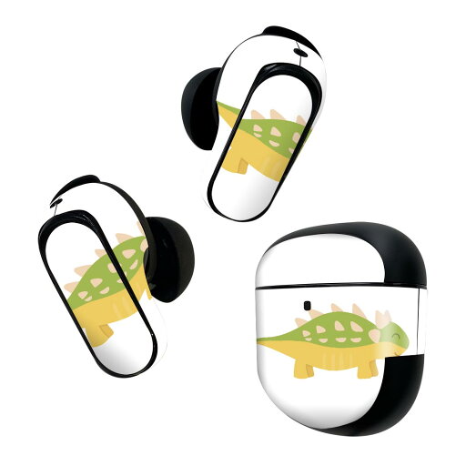 Bose QuietComfort Earbuds II 用 スキンシール ボーズ イヤバッズ2 用 ステッカー 本体3セット ケース1セット 保護 フィルム デコ 恐竜 Dinosaurs 恐竜 アンキロサウルス 017746 Bose QuietComfort Earbuds II 用 スキンシール ボーズ イヤバッズ2 用 ステッカー 本体3セット ケース1セット 保護 フィルム デコ 恐竜 Dinosaurs 恐竜 アンキロサウルス 017746