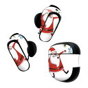 Bose QuietComfort Earbuds II 用 スキンシール ボーズ イヤバッズ2 用 ステッカー 本体3セット ケース1セット 保護 フィルム デコ クリスマス サンタ 雪の結晶 クリスマス 017778