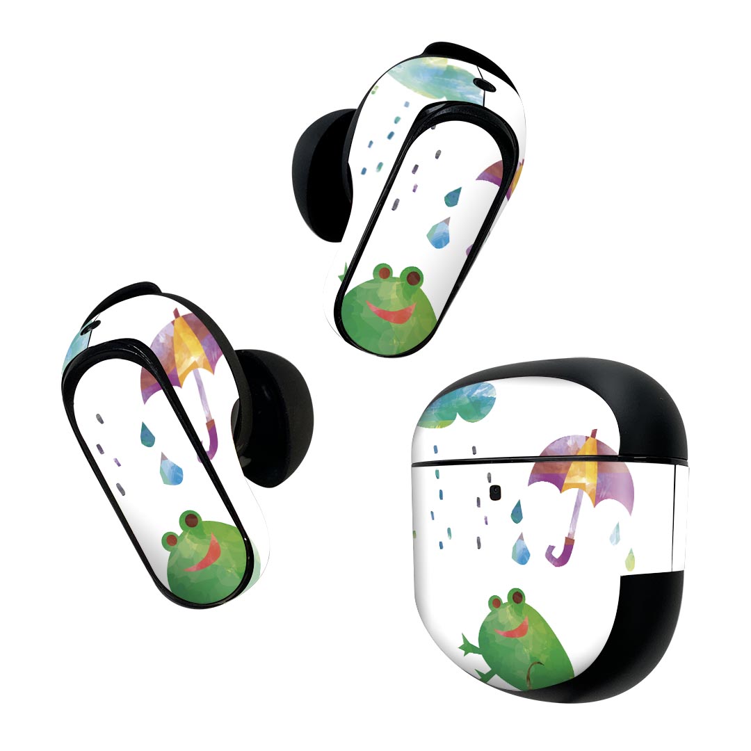 Bose QuietComfort Earbuds II 用 スキンシール ボーズ イヤバッズ2 用　ステッカ...