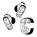 Bose QuietComfort Earbuds II 用 スキンシール ボーズ イヤバッズ2 用 ステッカー 本体3セット ケース1セット 保護 フィルム デコ クリスマス 靴下 クリスマス 文字 017833