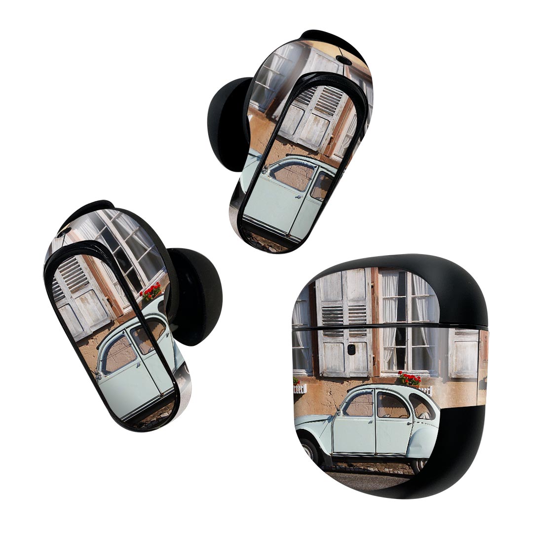 製品名 Bose QuietComfort Earbuds II 専用デザインスキンシール セット内容 Bose QuietComfort Earbuds II 専用シール　イヤホン（左右）3枚、充電ケース用シール 1枚AirPods第3世...