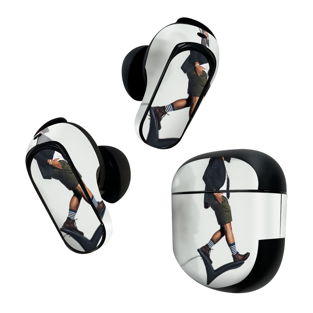Bose QuietComfort Earbuds II 用 スキンシール ボーズ イヤバッズ2 用　ステッカ...