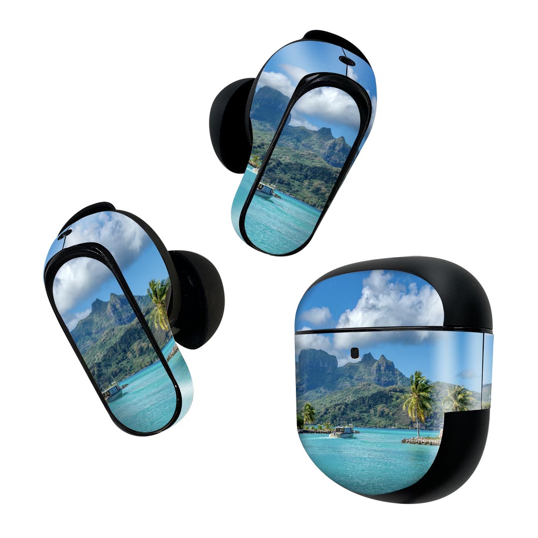 Bose QuietComfort Earbuds II 用 スキンシール ボーズ イヤバッズ2 用　ステッカ...