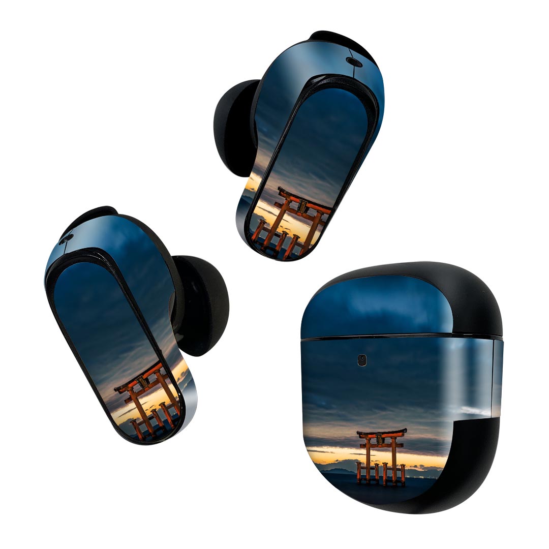 Bose QuietComfort Earbuds II 用 スキンシール ボーズ イヤバッズ2 用　ステッカ...