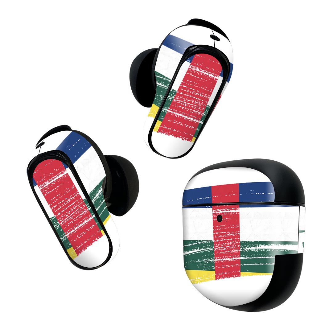 Bose QuietComfort Earbuds II 用 スキンシール ボーズ イヤバッズ2 用　ステッカー　本体3セット ケー..