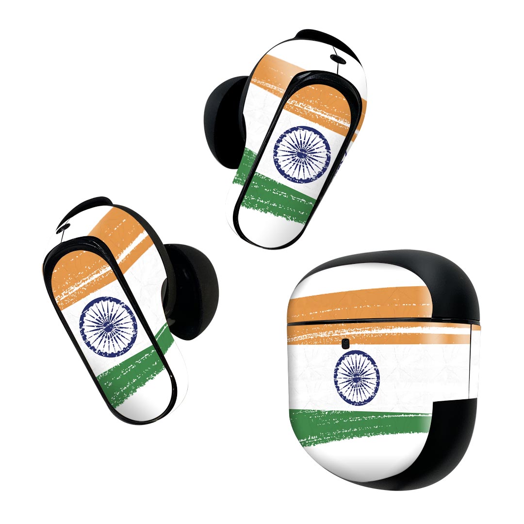 Bose QuietComfort Earbuds II 用 スキンシール ボーズ イヤバッズ2 用　ステッカー　本体3セット ケー..