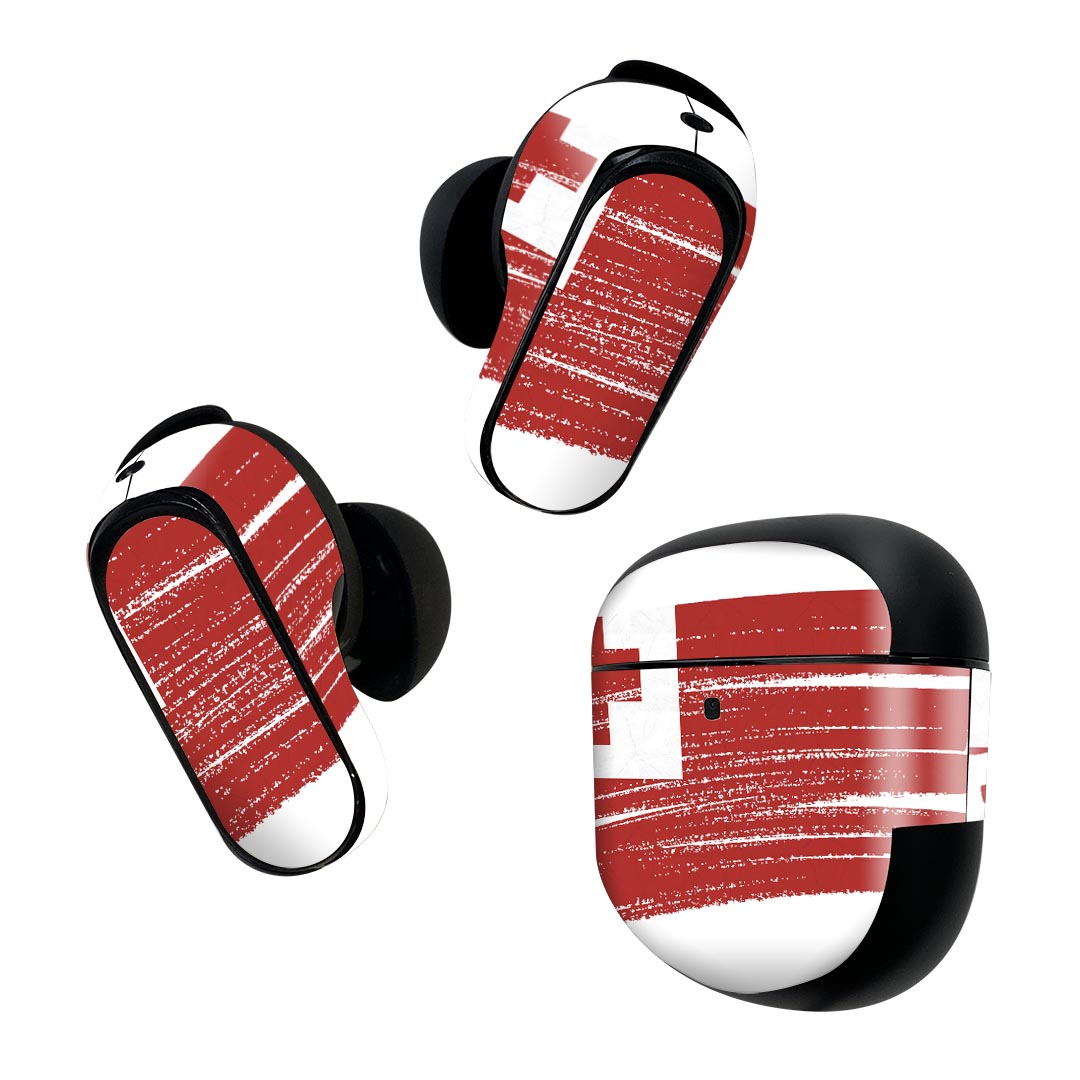 Bose QuietComfort Earbuds II 用 スキンシール ボーズ イヤバッズ2 用　ステッカー　本体3セット ケー..