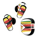 Bose QuietComfort Earbuds II 用 スキンシール ボーズ イヤバッズ2 用 ステッカー 本体3セット ケース1セット 保護 フィルム デコ 国旗 zimbabwe ジンバブエ 018606(2)